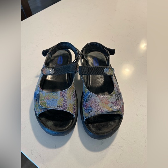 WOLKY - JEWEL JEANS BLUE-MULTI COLOR Europe size 40 sandals - Picture 1 of 13